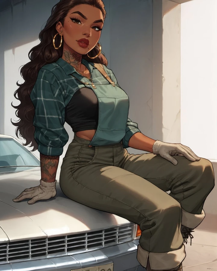 SFW portrait of adult Joi AI character Laura Solís, age 29